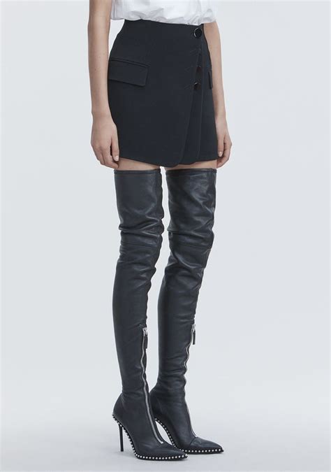 Alexander Wang ‎mini Skirt With Multi Button Detail ‎ ‎skirt