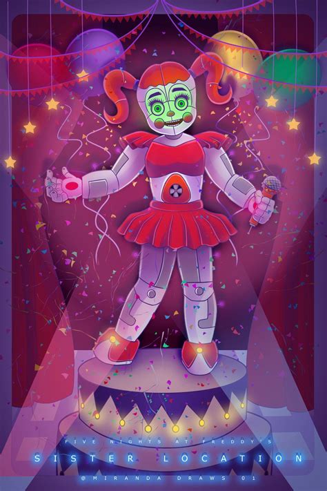 Fnaf 5 Fnaf Sister Location Circus Baby Speed Paint Color Palette
