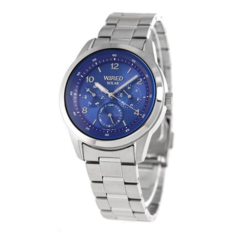 dショッピング セイコー ワイアード SEIKO WIRED ソーラー メンズ 腕時計 AGAD ブルー 時計 カテゴリの販売できる商品 腕時計のななぷれ