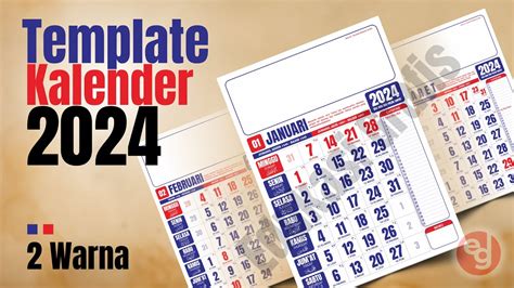 Template Kalender 2024 Format Ke 2 Free Cdr Coreldraw File