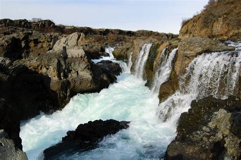 Barnafoss Waterfall In West Iceland Gj Travel