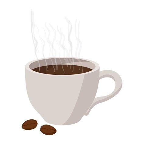 Cup Of Coffee Icon Cartoon Style 14183006 Vector Art At Vecteezy