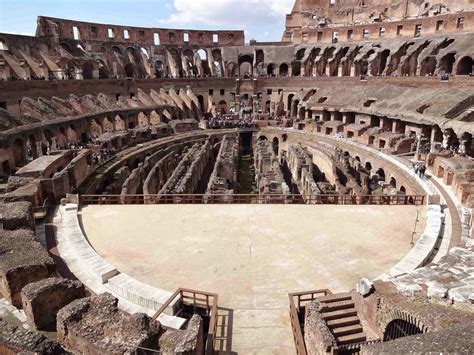 Proposal To Rebuild Arena Floor Of Romes Colosseum The Archaeology