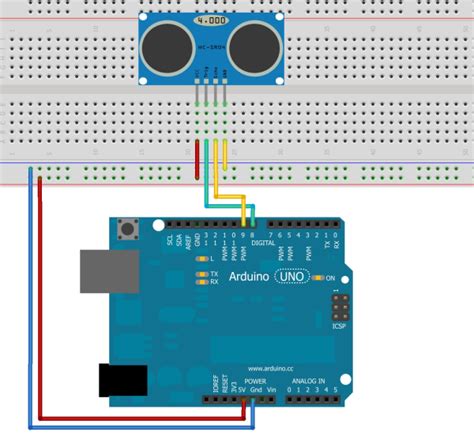 Ultrasonic Sensor Hc Sr With Arduino Tutorial Arduino Project Hub