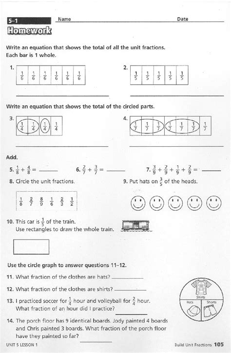 Math Expressions Grade 5 Worksheet