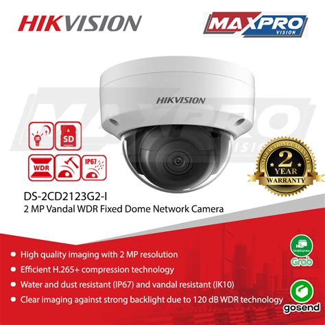 Ds Cd G I Hikvision Ip Camera Mp True Wdr Maxprovision