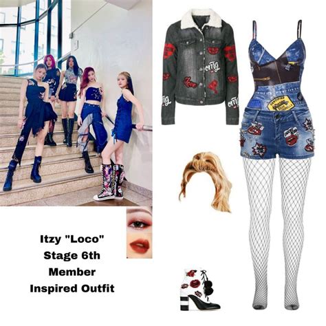 Itzy Loco Stage 6th Member Inspired Outfit Kpop Outfits Kawaii