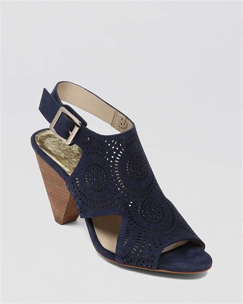 VINCE CAMUTO Peep Toe Sandals - Ellezi Cutout High Heel | Bloomingdale's