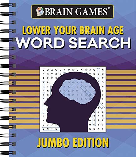 Brain Games Lower Your Brain Age Word Search Jumbo Edition By