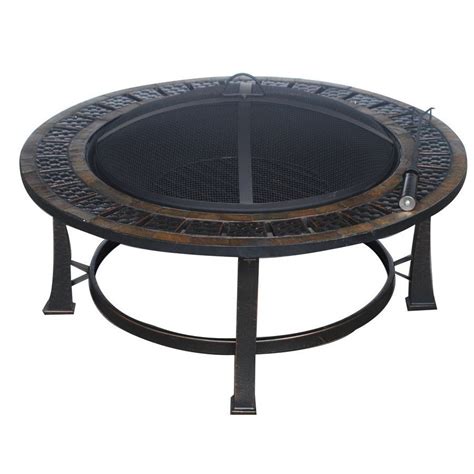 Online and at participating ace locations. Garden Treasures Wood-Burning Round Fire Pit at Lowe's ...