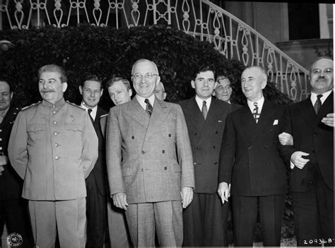 Truman Stalin And Others At The Potsdam Conference Harry S Truman