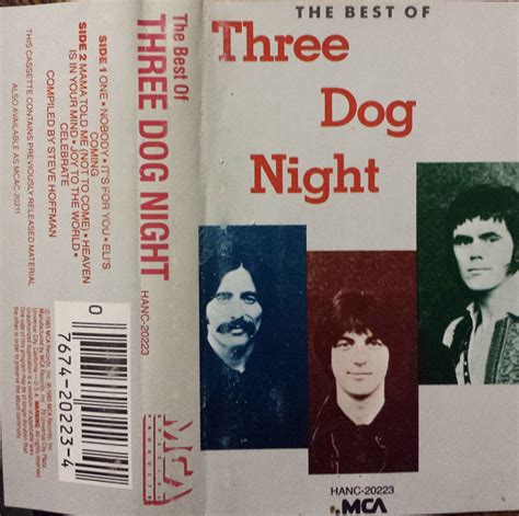 Three Dog Night The Best Of Three Dog Night 1985 Cassette Discogs