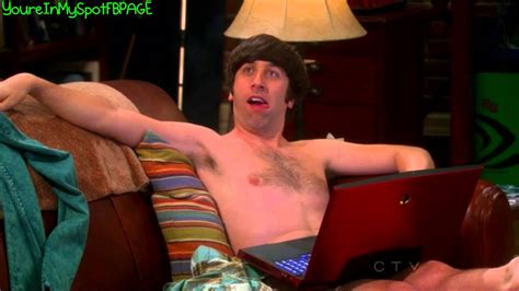 Naked Howard On Sheldon S Couch Spot The Big Bang Theory Youtube