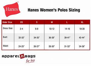 Hanes Size Chart Apparelnbags Com