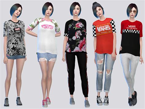 Sims 4 Best Vans Cc For Sneakers Shirts All Free Fandomspot Parkerspot