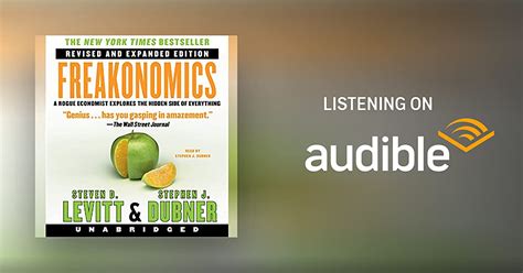 Freakonomics By Steven D Levitt Stephen J Dubner Audiobook