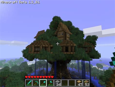 awesome vanilla minecraft builds - Google Search | Minecraft, Minecraft treehouses, Minecraft houses