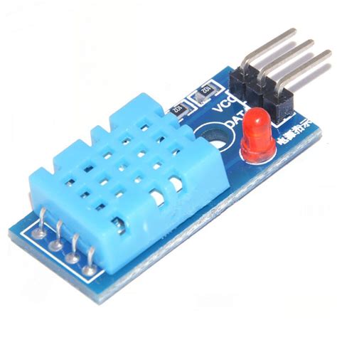 Buy Dht11 Temperature And Humidity Sensor Module With Led Power Supply