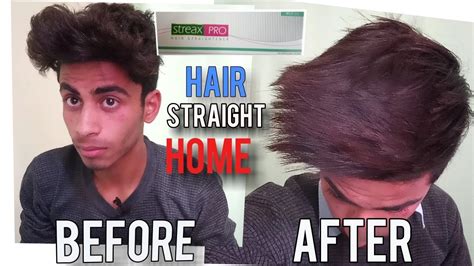 It is perfect for normal to resistant hair types. Men's parmanent hair straight at home !! Hindi !! Strex ...