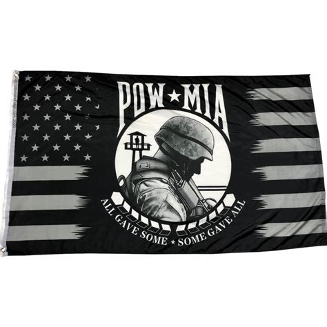 Pow Mia Soldier Flag All Gave Some Some Gave All Flags