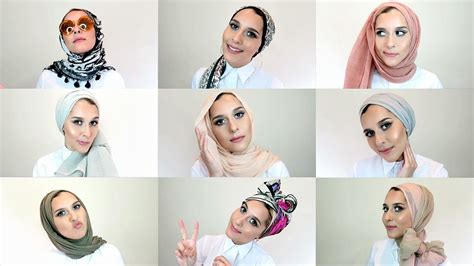 20 Simple Hijab Styles Tutorial Youtube