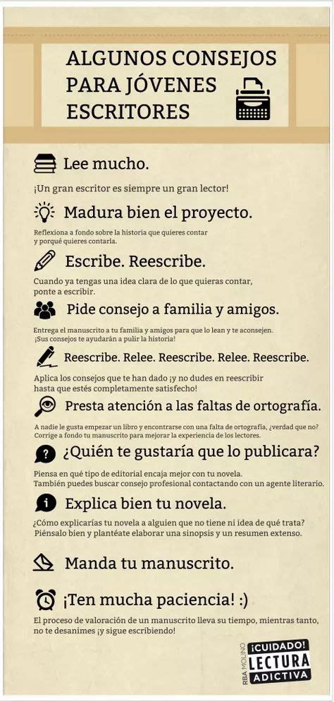 8 Ideas De Escribir Consejos Sobre Escritura Como Escribir Un Libro