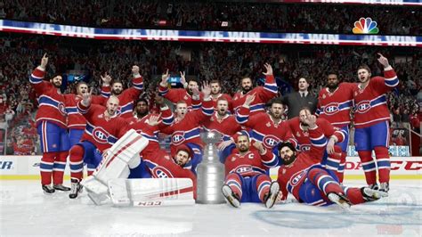 Nhl 16 Montreal Canadiens Stanley Cup Celebration Youtube