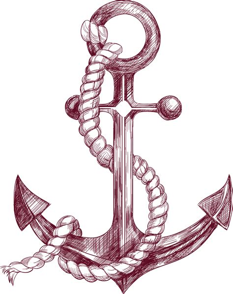 Sailor Drawing Anchor 238 Âncora Desenho Desenho De Tatuagem De