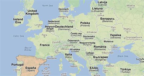Europaespañajr Mapa Europa Ubicacion España