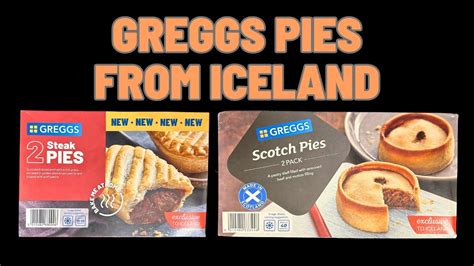 Greggs Pies From Iceland Youtube