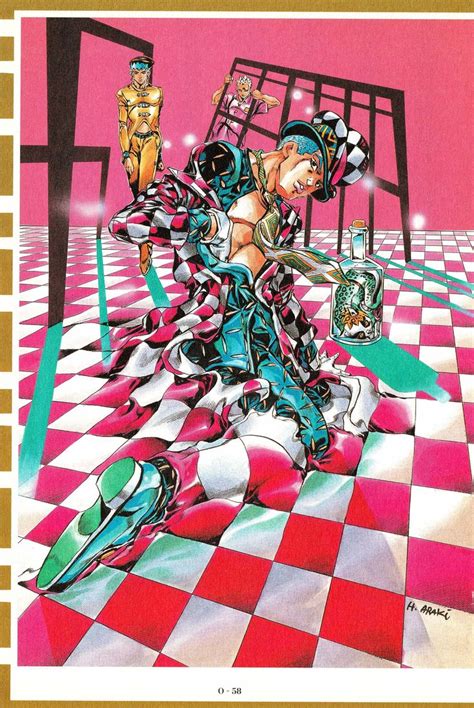 Hirohiko Araki Works Art Monstre Illustrations Fond écran Gratuit