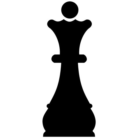 Queen Chess Piece Black Shape Svg Png Icon Free Download 35604