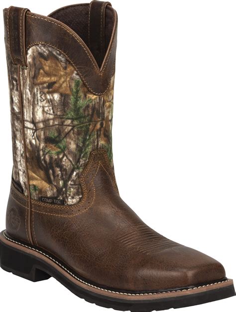 JUSTIN - Justin Men's Stampede EH Waterproof Composite Toe Work Boots