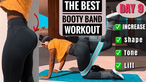 Day 9 The Most Effective Resistance Band Booty Workout Train With Me~3 Weeks Booty Challenge