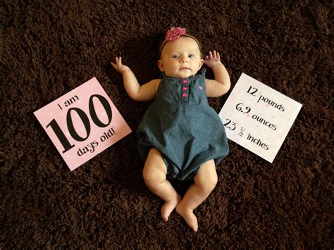 My Baby Girl Is 100 Days Old Baby Photo Inspiration Baby Photoshoot