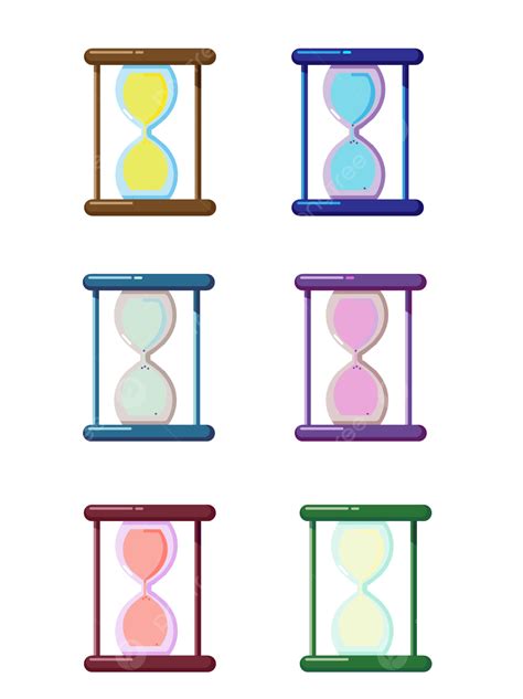 Time Hourglass Countdown Design Elements Time Poster Clock Png And