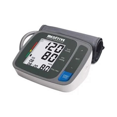 Meditive Fully Automatic Arm Type Digital Blood Pressure Monitor With