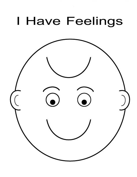 Printable Feelings And Emotions Coloring Pages Printable Word Searches