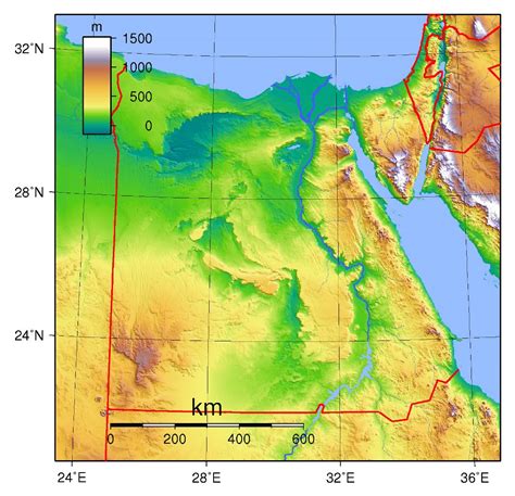 Large Physical Map Of Egypt Egypt Africa Mapsland Maps Of The World