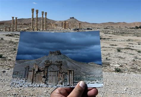 Stark Photos Show The Precious Palmyra Ruins Before And After Isis