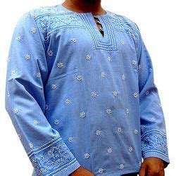 Discover globally sourced vintage menswear. Light Embroidery Pattern Short Kurta at Best Price in ...