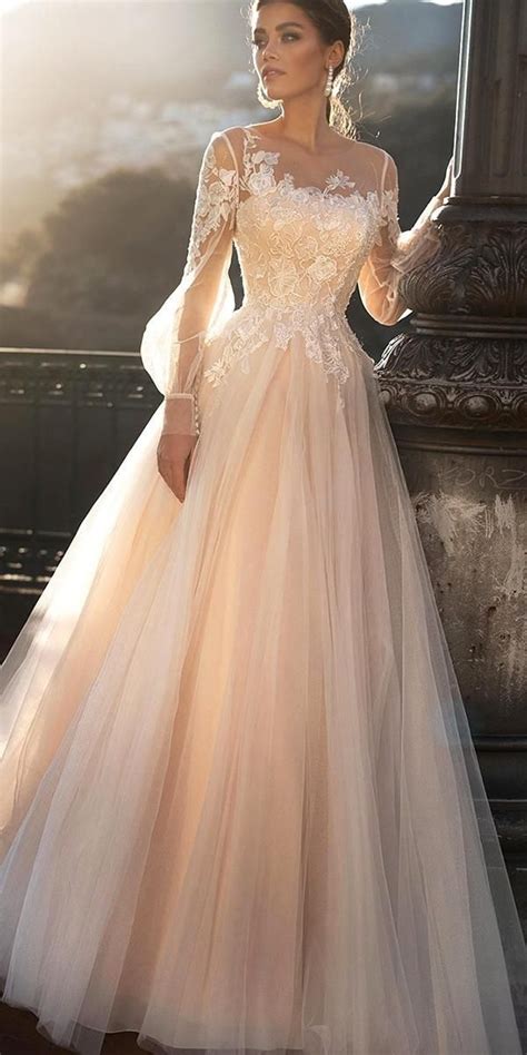 Best Beautiful Lace Romantic Wedding Dresses In Modest