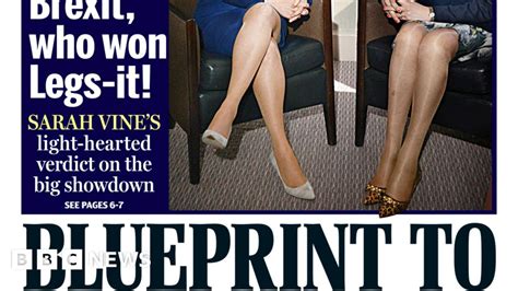 Daily Mails Who Won Legs It Headline Draws Scorn Bbc News
