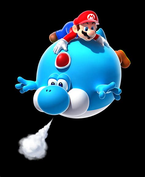 Super Mario Galaxy 2 Blue Yoshi