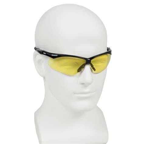 kleenguard™ nemesis csa safety glasses 25673 csa certified amber lens with black frame 12