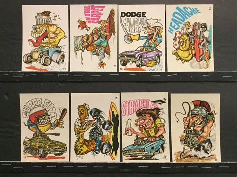 1973 Donruss Fabulous Odd Rods Lot Of 43 Different See Images Sku311