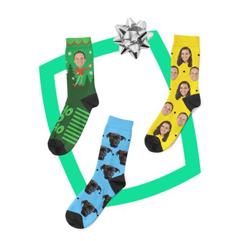 Custom Holiday Socks Custom Christmas Socks