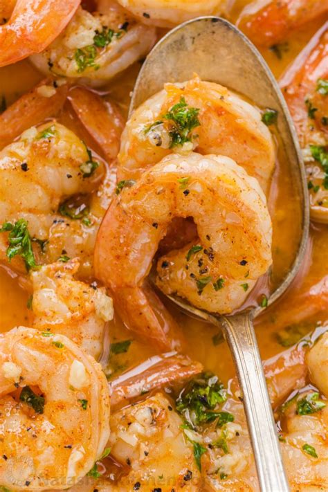 Soy shrimp with rice noodles: Shrimp Scampi Recipe with the most delicious garlic butter ...