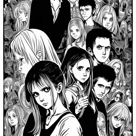 Buffy The Vampire Slayer In The Style Of Junji Itos Openart