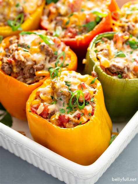 easy recipeslycomdeliciousstuffed bell peppers as seen on facebook schulze rombass